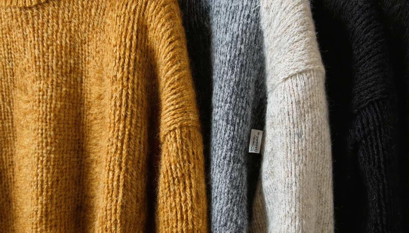 Merino and alpaca sweaters