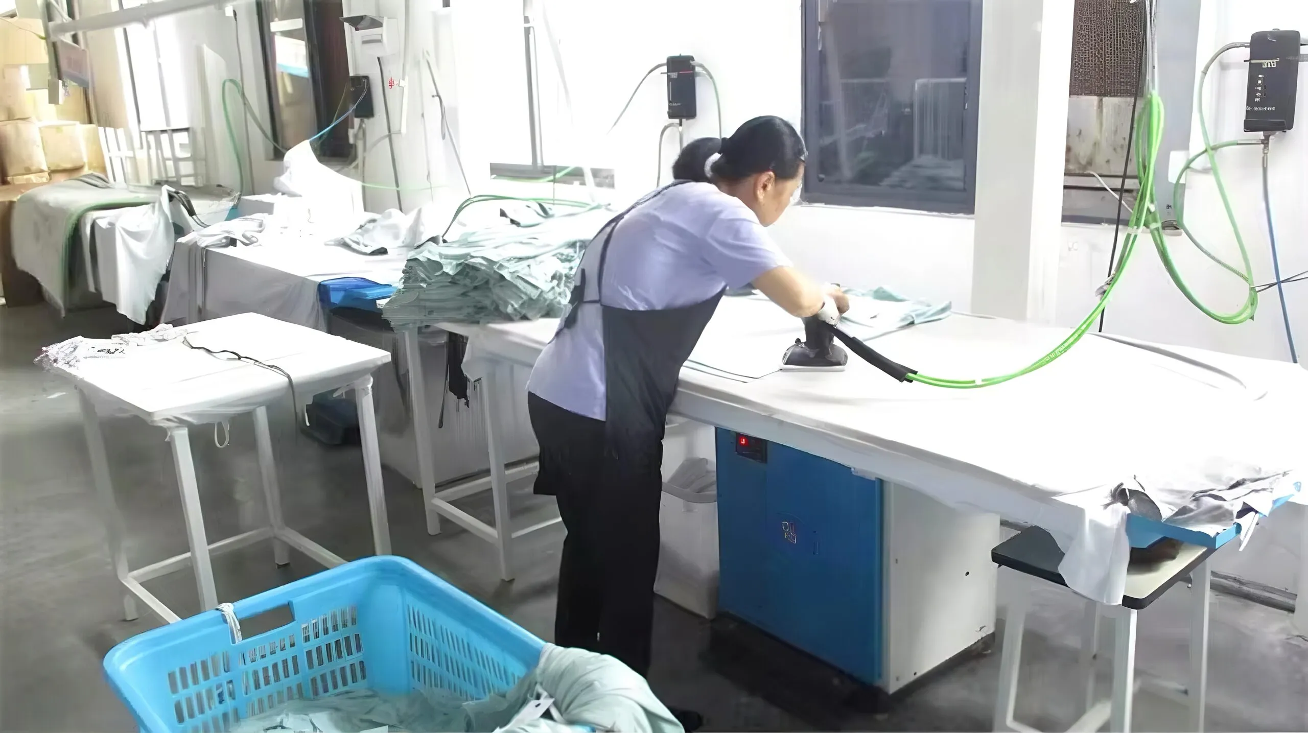 Customized clothing production process: Ironing