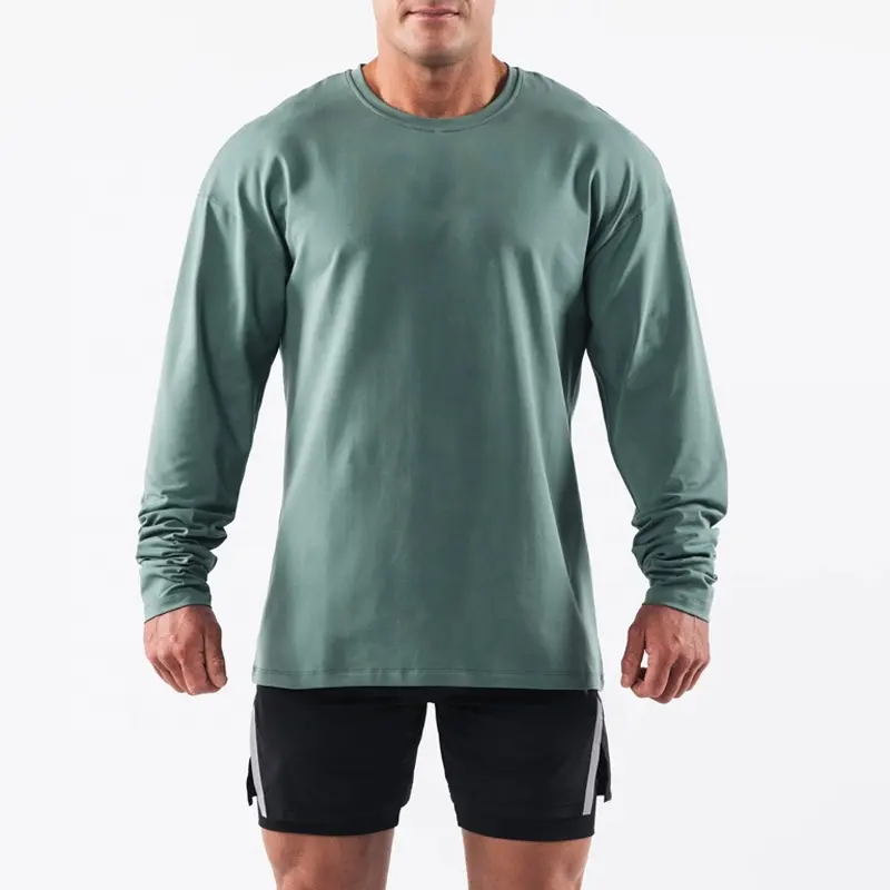 Custom logo OEM men's oversized crew neck hoodie