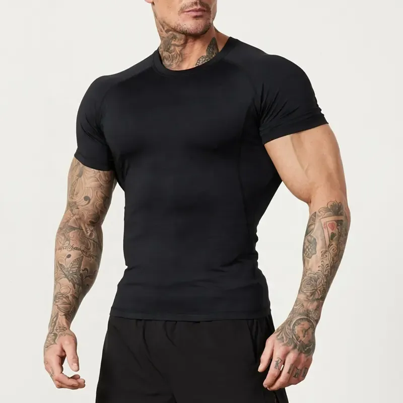 Men's quick dry polyester basketball jersey short sleeve