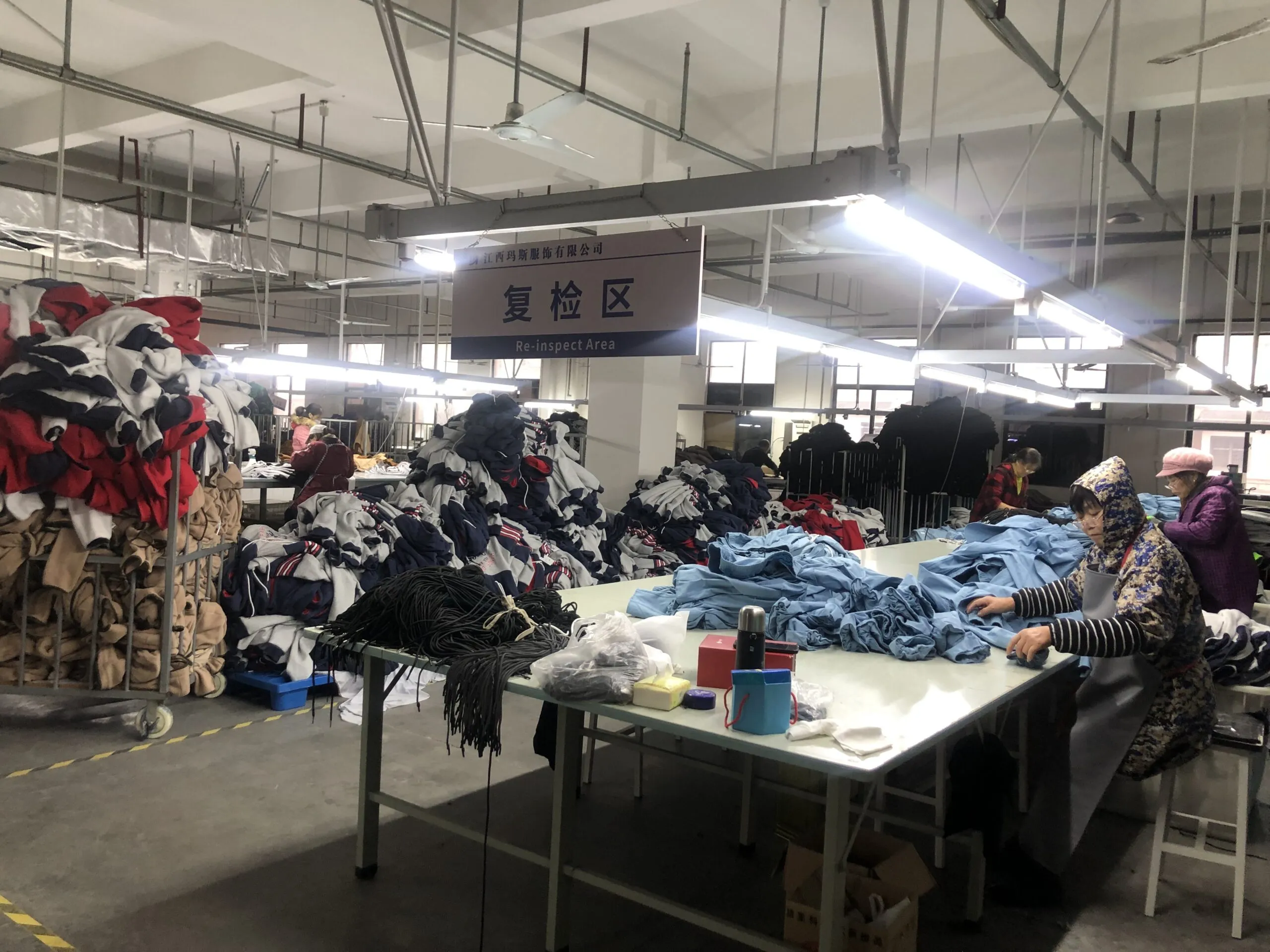 High capacity underwear manufacturing